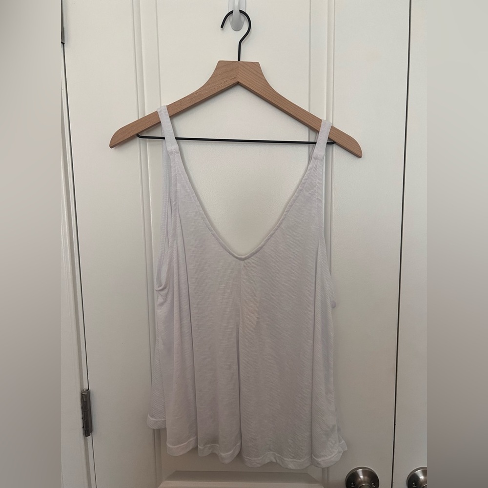 Free People Intimately Dani White Tank Top - size Medium - NWT